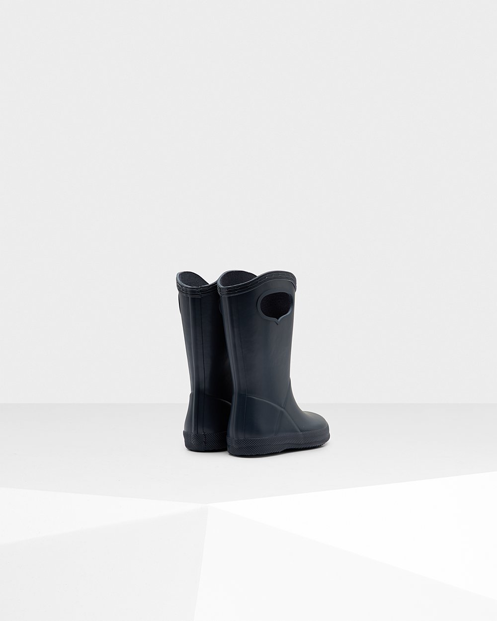 Botas De Agua Hunter Niños Original First Classic Grab Handle - Azul Marino - Argentina 8645XYNQT